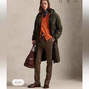 Ben Silver Lambswool Cardigan by William Lockie Preppy made in Scotland L red